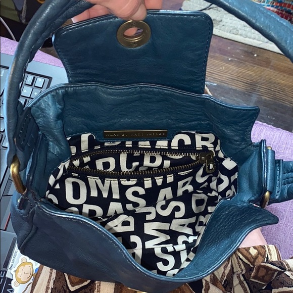 Marc Jacobs Teal Green Turn Lock Handbag - Picture 9 of 16